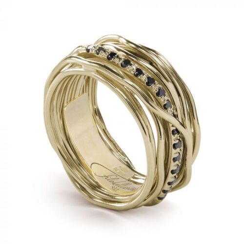 Anello Filo della Vita AN13GBN - Gioielleria Senatore Online Shop - www.gioielleriasenatore.it