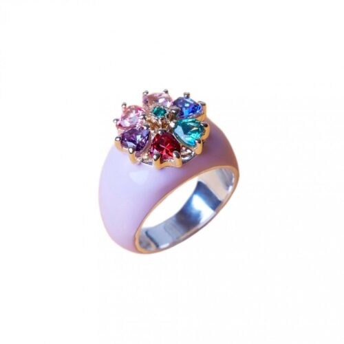 Anello Malafimmina Macaron Lilla - Gioielleria Senatore