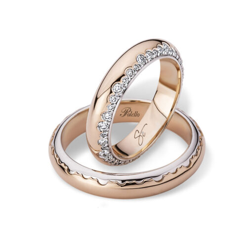 Fedi Polello in Oro Rosa e bianco 3267DRB-URB - Gioielleria Senatore
